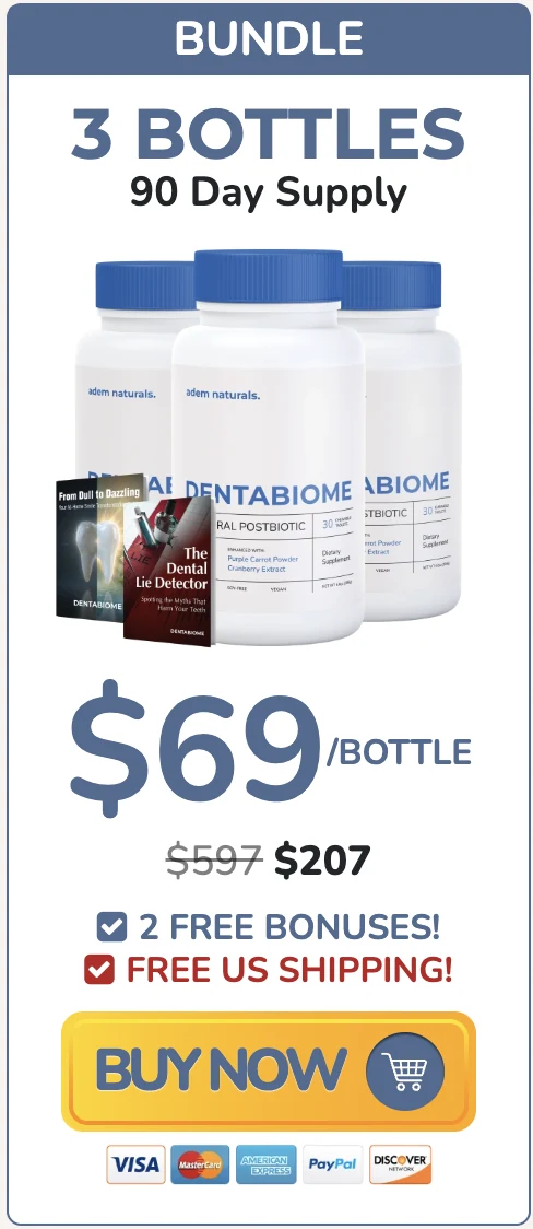 Bundle — 3 Bottles, 90 Day Supply — $69/bottle, $207 total, 2 free bonuses, free US shipping